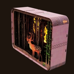 Mô hình Halom booknook Moonlit  Forest Rừng Trăng