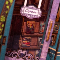 Mô Hình Halom book nook diy Old Book Store