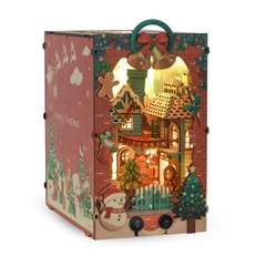 Mô hình Halom book nook Đêm Giáng Sinh