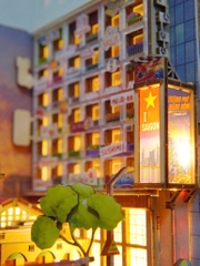 Mô Hình DIY Halom Sài Gòn Phố – Saigon Streets Có Đèn LED