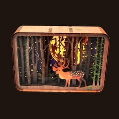 Mô hình Halom booknook Moonlit  Forest Rừng Trăng