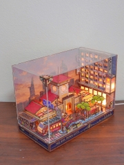 Mô Hình DIY Halom Sài Gòn Phố – Saigon Streets Có Đèn LED