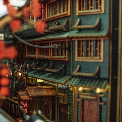 Mô hình Halom book nook diy Phố cổ Jiu Fen - Cửu Phần - Đài Loan