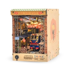 Mô hình Halom book nook Phố Đường Tàu/ Train Street Hanoi - Việt Nam