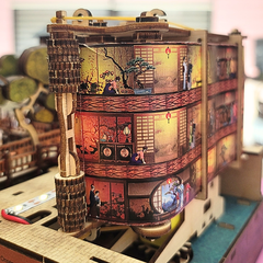 Cuộn giấy Ginzan Onsen Halom book nook DIY