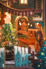 Mô hình Halom book nook Đêm Giáng Sinh