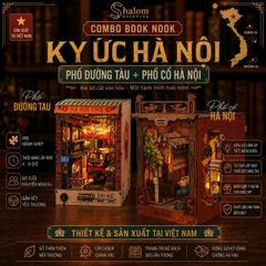 Combo Book Nook Ký Ức Hà Nội Halom – (Phố Đường Tàu + Phố Cổ Hà Nội)