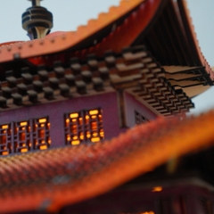 Mô hình Halom Tháp Nhạc Dương - YueYang Tower DIY