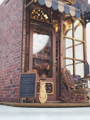 Mô hình Halom book nook Tea Books DIY