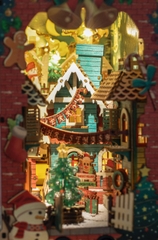 Mô hình Halom book nook Đêm Giáng Sinh