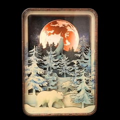 Halom booknook Snow Moon Trăng Tuyết