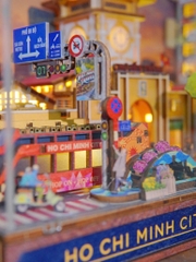 Mô Hình DIY Halom Sài Gòn Phố – Saigon Streets Có Đèn LED