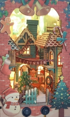 Mô hình Halom book nook Đêm Giáng Sinh