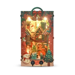 Mô hình Halom book nook Đêm Giáng Sinh