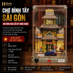 Combo Book Nook Ký Ức Sài Gòn Halom – Chợ Bến Thành + Chợ Bình Tây