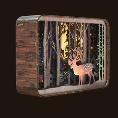 Mô hình Halom booknook Moonlit  Forest Rừng Trăng