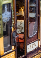 Mô hình Halom book nook diy 1940 Train Cabin