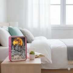 Halom booknook Snow Moon Trăng Tuyết