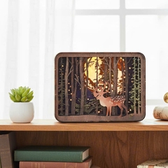 Mô hình Halom booknook Moonlit  Forest Rừng Trăng