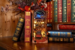 Mô hình Halom book nook diy Nhà ga Ngã Tư Vua Harry Potter collection