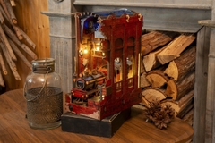 Mô hình Halom book nook diy Nhà ga Ngã Tư Vua Harry Potter collection