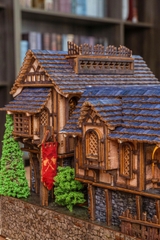 Mô Hình Halom Book nook DIY Heart brook