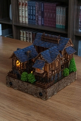 Mô Hình Halom Book nook DIY Heart brook