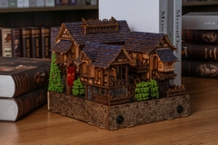 Mô Hình Halom Book nook DIY Heart brook