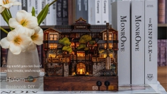 Mô hình Halom book nook diy Nhà tắm nước nóng Ginzan Onsen