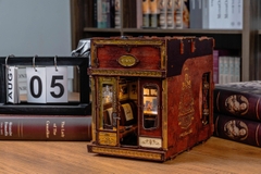 Mô hình Halom book nook diy 1940 Train Cabin