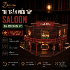 Mô hình Halom nhà hàng Viễn Tây western Town DIY