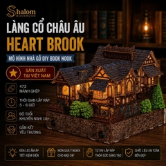 Mô Hình Halom Book nook DIY Heart brook
