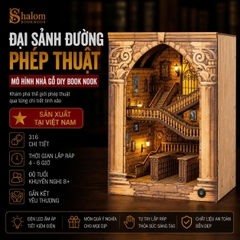 Mô hình Halom book nook diy Đại Sảnh Đường Renaissance Hogwart