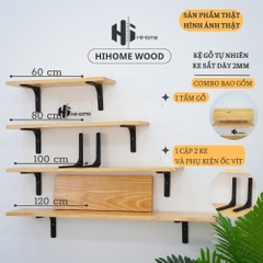 KỆ GỖ TREO TƯỜNG KÈM PASS KGT009