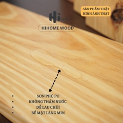 GỖ THÔNG ĐÃ SƠN PHỦ CHỐNG BÁM BẨN THẤM Ố RỘNG 20CM x DÀY 2,2CM x DÀI 60CM 80CM 100CM 120CM