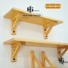 KỆ GỖ TREO TƯỜNG DECOR RỘNG 20CM KGT011