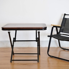 MẶT BÀN GỖ CHO BÀN GẤP GỌN MÀU ÓC CHÓ 40cm x 60cm [ MBGT002 ]