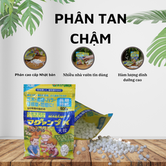 PHÂN BÓN TAN CHẬM NHẬT BẢN HYPONEX MAGRAMP K 6-40-6-15 +12Mg GÓI 600g