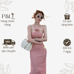 Đầm ôm body váy maxi cổ thuyền vải lanh gân co giãn quyến rũ có bigsize | vd80