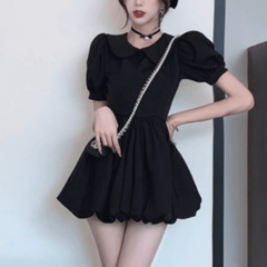 Đầm váy xòe chân váy ngắn tay phông có hai lớp có lớp lót có bigsize | vd30