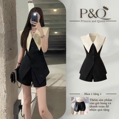 Set áo kèm quần maxi vải goothun sang chảnh vai kiểu có bigsize | set6