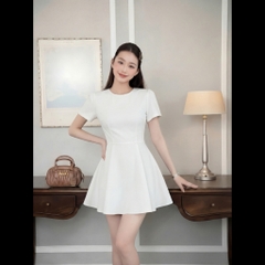 Váy Đầm Nữ Kiểu Dáng Mùa Hè Phong Cách Pháp Thanh Lịch Sang Trọng Dáng Ngắn Ôm Eo | Vd109
