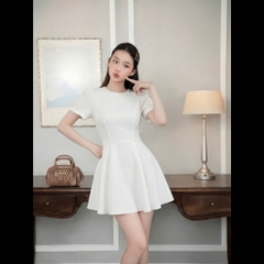 Váy Đầm Nữ Kiểu Dáng Mùa Hè Phong Cách Pháp Thanh Lịch Sang Trọng Dáng Ngắn Ôm Eo | Vd109