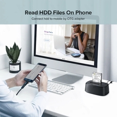 Dock đựng ổ cứng kép Sata 2.5/3.5inch chuẩn USB 3.0 Ugreen 50857
