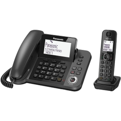 Điện thoại kéo dài Panasonic KX-TGF320- Đen