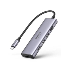 Bộ chuyển hub Usb Type C Multifunction Adapter Ugreen 60383 4K 60Hz hdmi + 3x usb3.0 + card reader