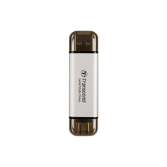 Ổ cứng di động SSD Transcend 512Gb TS512GESD310S (Type-C và USB3.2/ 1050Mb/s/ 950Mb/s/ Bạc)