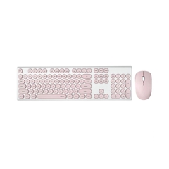 Bộ Bàn phím Chuột không dây Rapoo X260 Hồng (USB)