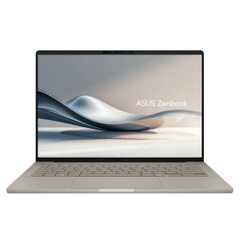 Laptop Asus Zenbook 14 UX3407NA-QD132WS (Snapdragon X2 Elite X2E-88-100/ 16GB/ 512GB SSD/ 14.0inch WQXGA OLED/ Win 11/ Office/ Be/ Vỏ nhôm/ Túi)
