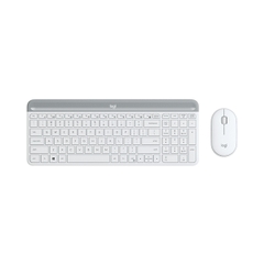 Bộ bàn phím chuột không dây Logitech MK470 trắng (USB)